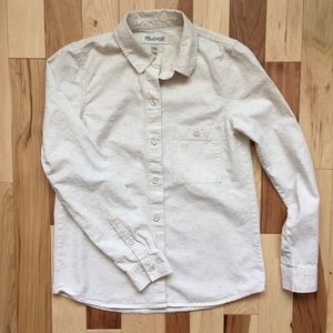 Madewell Textured Speckled Button Down